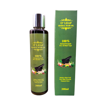 O'LEAF Herbal Hair Oil For Dry Damaged Hair Men And Women